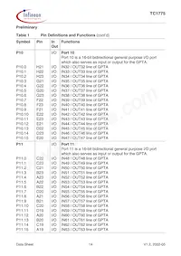 SAK-TC1775-L40E BA Datasheet Page 18
