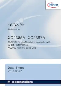 SAK-XC2387A-72F80L AA Datasheet Cover