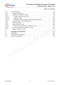SAK-XE164KM-72F80L AA Datasheet Page 6