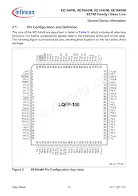 SAK-XE164KM-72F80L AA Datasheet Page 14