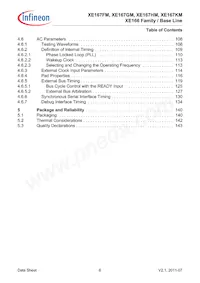 SAK-XE167KM-72F80L AA Datasheet Page 6