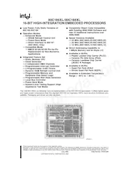 SB80C186XL12 Datasheet Cover