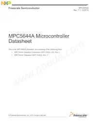 SPC5644AF0MVZ3 Datasheet Cover