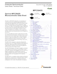 SPC5645SF1VVU Datasheet Cover