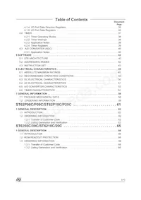 ST62E20CF1 Datasheet Pagina 3