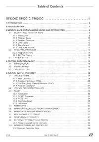 ST62T03CM6/TR數據表 頁面 2