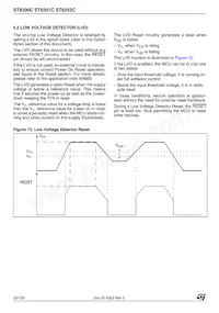 ST62T03CM6/TR Datasheet Page 22