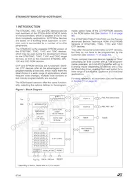 ST62T20CB3數據表 頁面 6