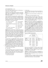 ST62T25CM6/TR數據表 頁面 18