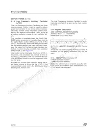 ST62T25CM6/TR Datasheet Page 22