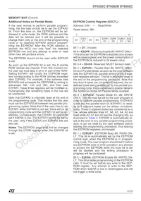 ST62T62CM6 Datenblatt Seite 11