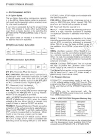 ST62T62CM6 Datasheet Pagina 12