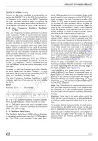 ST62T62CM6數據表 頁面 17