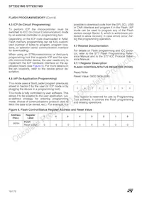 ST72F321M9T6 Datasheet Page 19