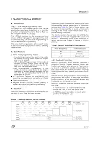 ST72F325J4T6TR Datasheet Page 21
