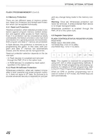 ST72F340S4T6 Datasheet Page 17