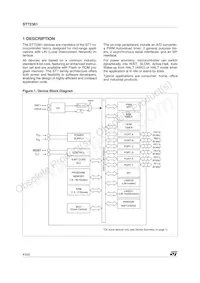 ST72F361K9TCE Datasheet Page 4