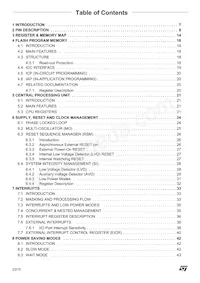 ST72F521M9T6TR Datasheet Page 2