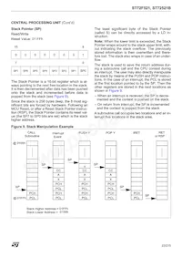 ST72F521M9T6TR數據表 頁面 23