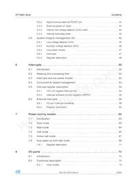 ST72F561R9TCS Datasheet Page 3