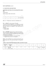 ST7FLITE15F1B6 Datasheet Page 19