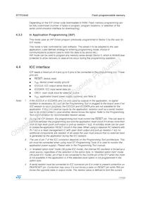 ST7FOXA0B6 Datasheet Page 17