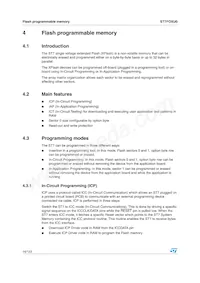 ST7FOXU0M6 Datasheet Page 16