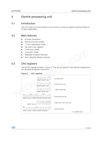 ST7FOXU0M6 Datasheet Page 21