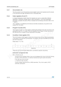 ST7FOXU0M6 Datasheet Page 22