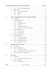 ST92F150CV9TB Datasheet Page 3
