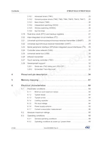 STM32F302RET7 Datasheet Page 4