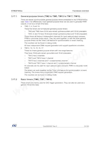 STM32F383RCY6TR Datasheet Pagina 21