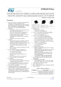STM32F479IIH6 Datasheet Cover