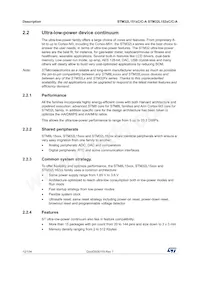 STM32L152ZCT6TR Datasheet Page 12