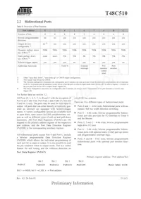 T48C510-ILQ 데이터 시트 페이지 21