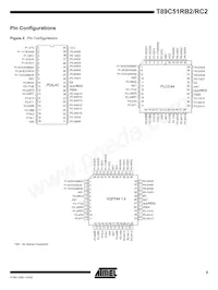 T89C51RC2-SLSIM Datasheet Page 5