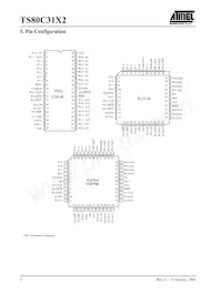 TS80C31X2-LCB Datasheet Page 4