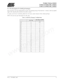 TS87C51RD2-LCMD Datasheet Pagina 9