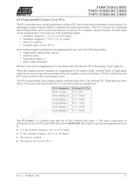 TS87C51RD2-LCMD Datasheet Page 23