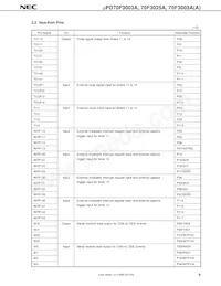 UPD70F3025AGC-33-8EU-A數據表 頁面 11