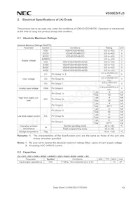 UPD70F3378M2GJA-GAE-AX Datasheet Page 13
