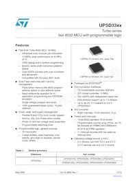UPSD3333DV-40U6T Datenblatt Cover