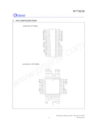 W77I058A25DL Datasheet Page 3