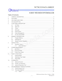 W77IC32A25PL Datasheet Copertura