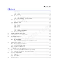 W77IC32A25PL Datasheet Page 2