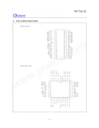 W77IC32A25PL Datasheet Pagina 4
