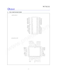 W77IC32A25PL Datasheet Page 4