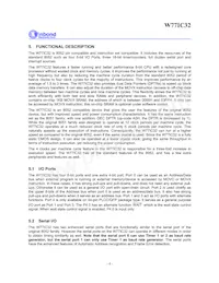 W77IC32A25PL Datasheet Page 6