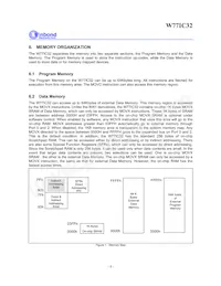 W77IC32A25PL Datasheet Page 8
