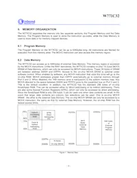 W77IC32A25PL Datenblatt Seite 8